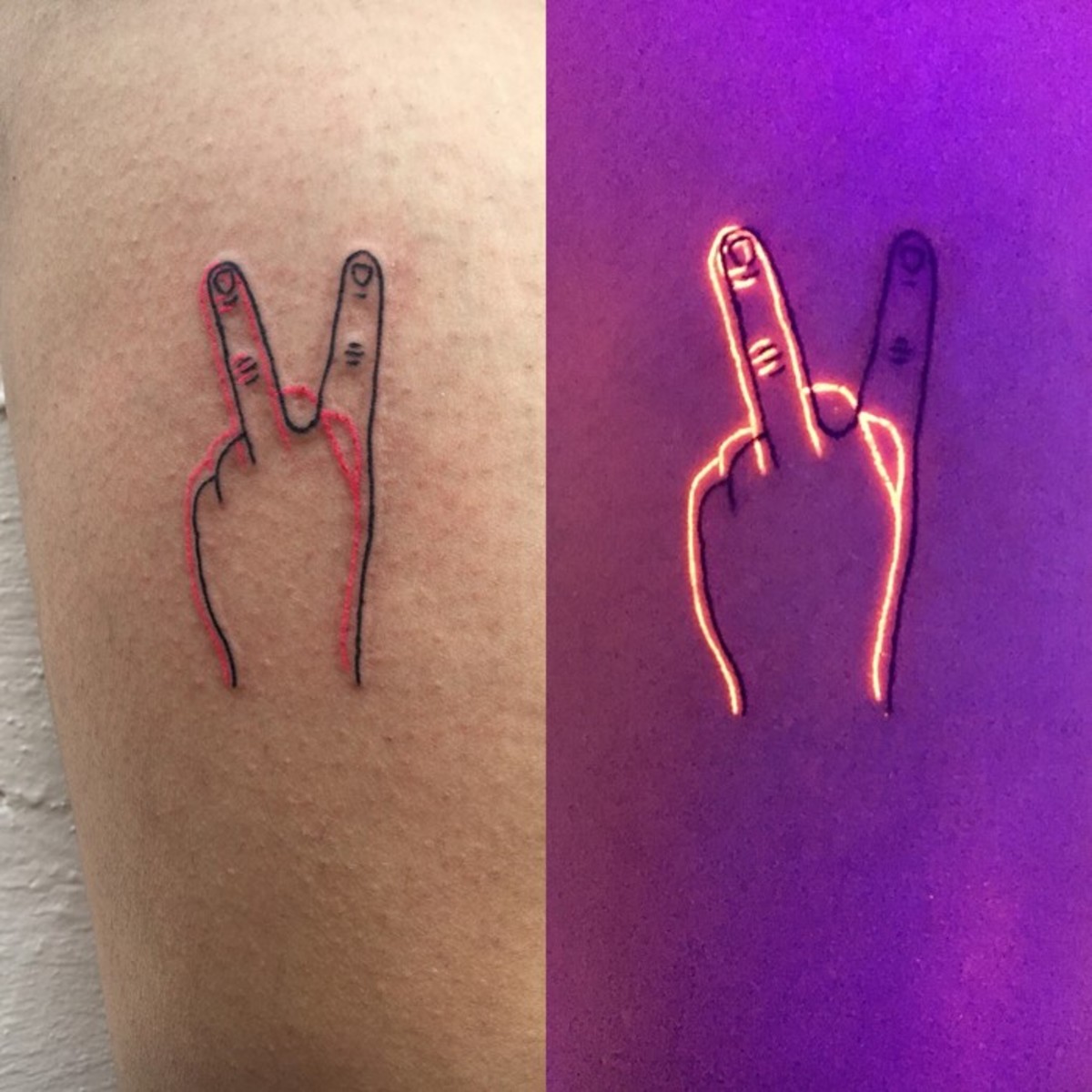 UV-Tattoo-Idee, Schwarzlicht-Tattoo-Ideen, Schwarzlicht-Tattoos, UV-Tattoos, alles, was Sie über Schwarzlicht-Tattoos wissen müssen, wie lange halten Schwarzlicht-Tattoos, Wie man ein Schwarzlicht-Tattoo heilt, wie man ein UV-Licht-Tattoo heilt, UV-Tattoo-Nachsorge, Schwarzlicht-Tattoo-Nachsorge, Tattoo-Nachsorge, Gibt es Nebenwirkungen bei einem UV-Tattoo, Gibt es Nebenwirkungen bei einem Schwarzlicht-Tattoo, Quinton McCloud, Kayla Newell, Samantha Ceora, Tukoi Oya, Tukoi Oya Tattoos, Inked Mag, Tess Adamakos