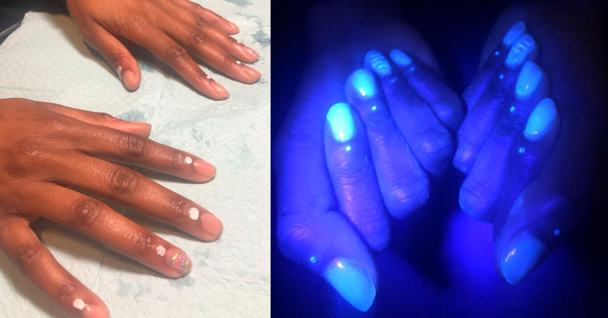 UV-Tattoo-Idee, Schwarzlicht-Tattoo-Ideen, Schwarzlicht-Tattoos, UV-Tattoos, alles, was Sie über Schwarzlicht-Tattoos wissen müssen, wie lange halten Schwarzlicht-Tattoos, Wie man ein Schwarzlicht-Tattoo heilt, wie man ein UV-Licht-Tattoo heilt, UV-Tattoo-Nachsorge, Schwarzlicht-Tattoo-Nachsorge, Tattoo-Nachsorge, Gibt es Nebenwirkungen bei einem UV-Tattoo, Gibt es Nebenwirkungen bei einem Schwarzlicht-Tattoo, Quinton McCloud, Kayla Newell, Samantha Ceora, Tukoi Oya, Tukoi Oya Tattoos, inked mag, Tess Adamakos