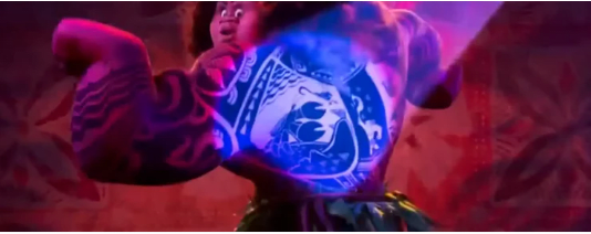 Moana bringt mit Tamatoa ein böses Mitglied der Spezies Sebastian the Crab heraus, das mit Maui kämpft.