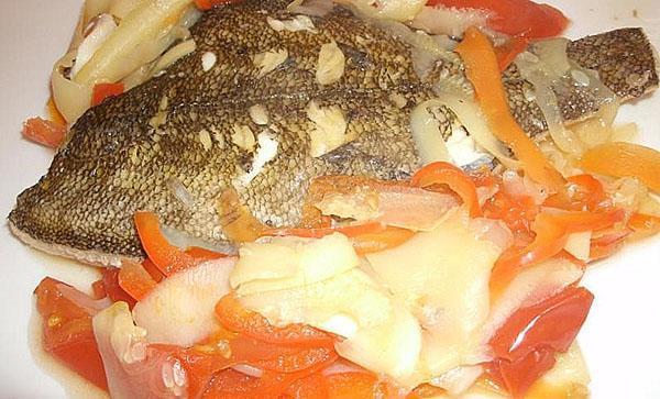 platija con verduras