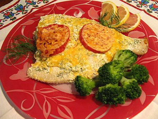 platija al horno en crema agria