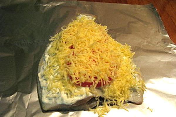 espolvorear con queso duro
