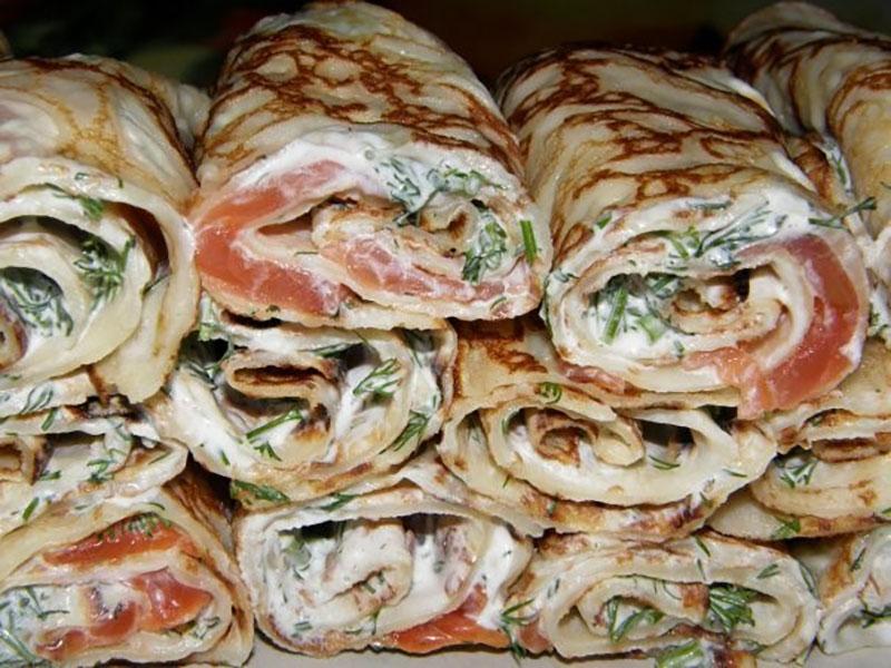 relleno para tortitas de pescado y champiñones