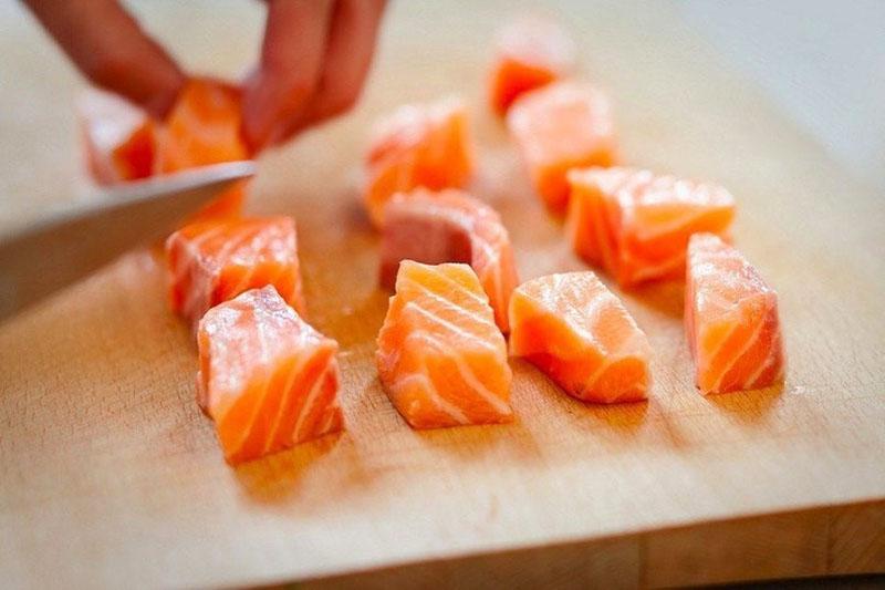picar el pescado