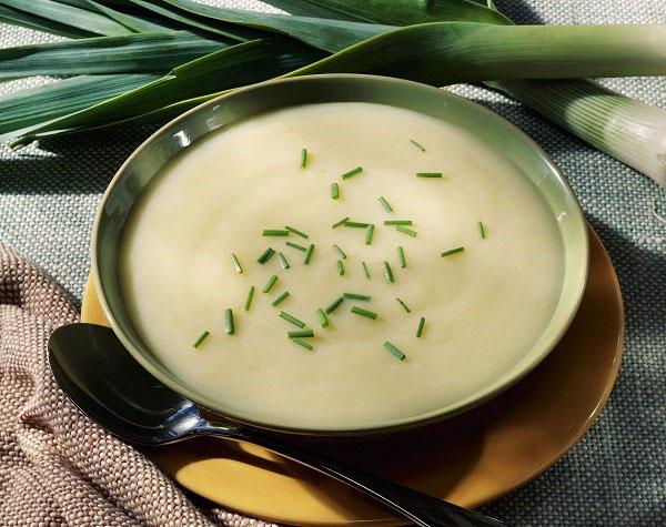 sopa de puré de cebolla