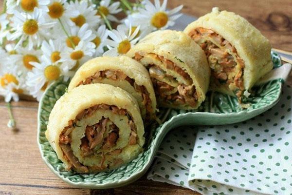 platos de patata - rollo