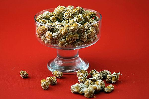cacahuetes en coco