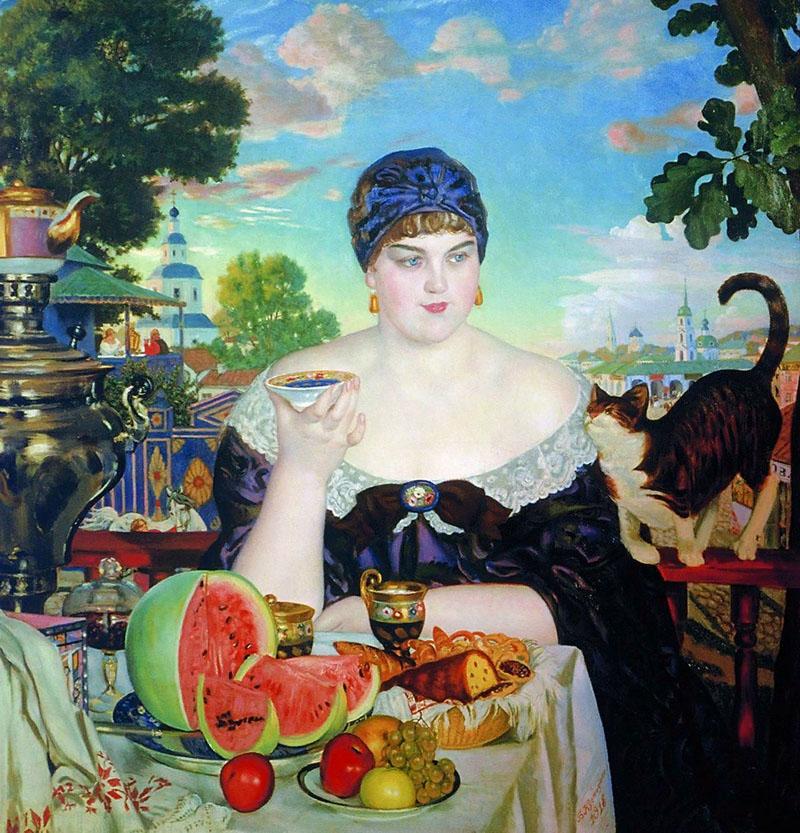 pintura de Boris Kustodiev