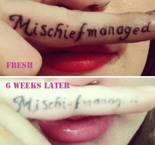 Foto přes InstagramDitto jako na rtech. Prsty vyblednou, ale měly by vydržet déle než 6 měsíců.