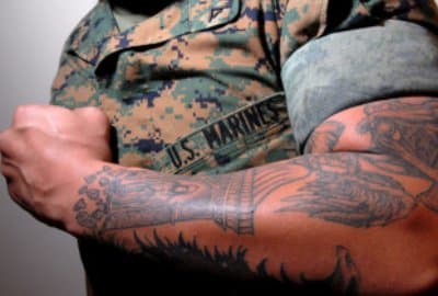 Armáda zakáže viditelné tetování
