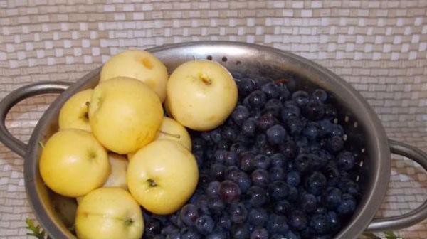 mis manzanas y uvas