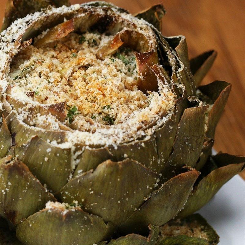 alcachofa rellena