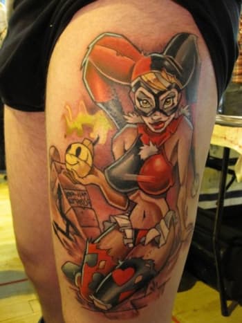 نحن مهووسون بهذا Harley Quinn بواسطة Mat Lapping.