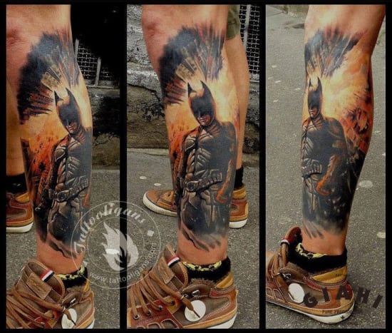 Dark Night (Batman) Ärmel Tattoo von George Mavridis