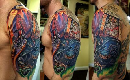 Batman-Tattoo von Ernesto Nave.