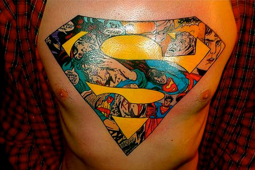 Superman Bruststück.