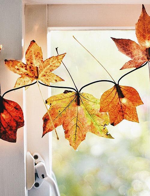 guirlande de feuilles