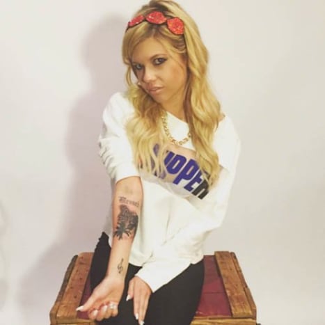 Chanel West Coast, unterzeichnet im Jahr 2013. Raw LA Tattoo vom talentierten Sean Foy.