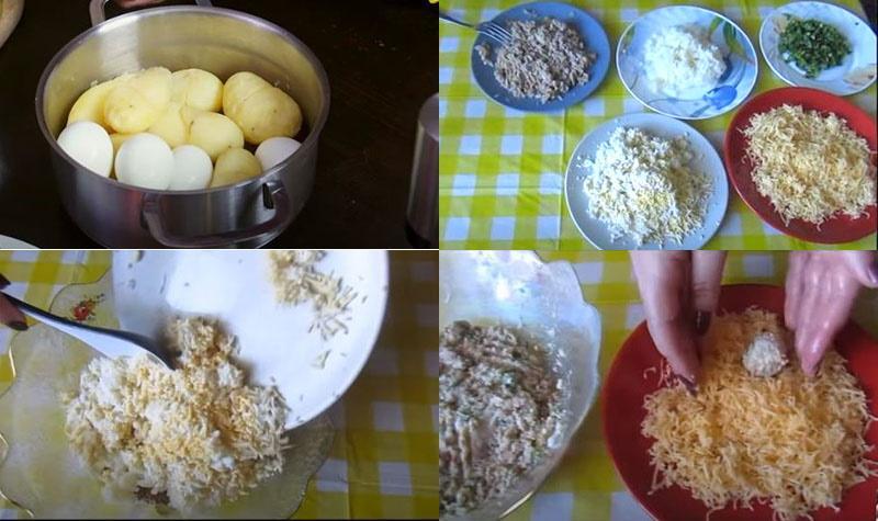 preparación paso a paso de snacks