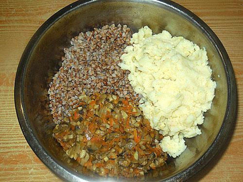ingredientes de carne picada para rollos de repollo magro