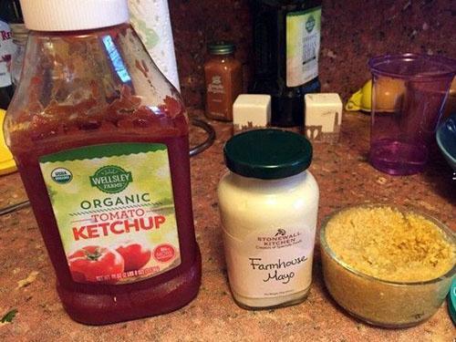 ingredientes para la salsa