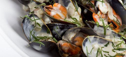 moules au four