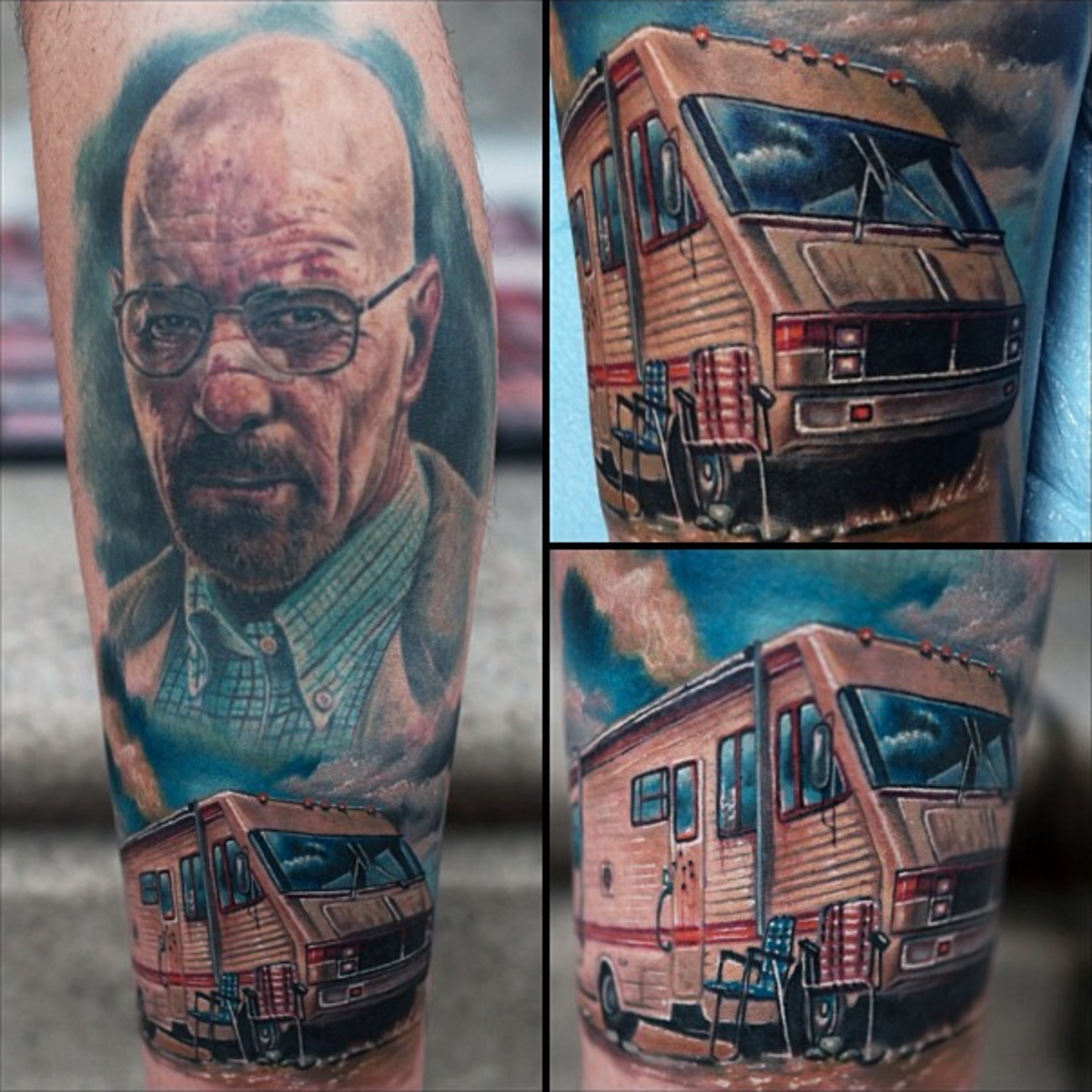 Anfänge des Breaking Bad-Sleeves von Paul Acker