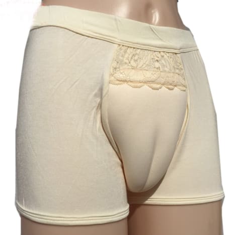 Foto über redditDies ist für Frauen (oder Männer), die diesen übertriebenen Camel Toe-Look wollen. Wenn Sie auf den Brüsten groß werden, können Sie auch auf den Lippen groß werden. „Ich trage diese nicht, aber ich kenne jemanden, der das tut … und sie sind kein Mädchen. Er ist ein Transvestit, der es mag, wenn die Leute denken, er hätte eine Vagina.“ Stephanie G.