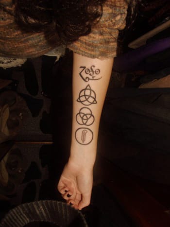 Do tohoto tetování šla celá láska. Odpověď: Led Zeppelin