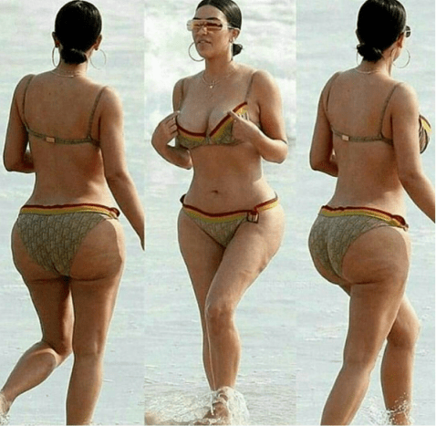 Kim Kardashian hat ihre gesamte Karriere damit verbracht, gegen Gerüchte zu kämpfen, dass sie einen falschen Hintern hat – komm schon, Mädchen. Wir können alle sehen, dass dies nicht auf Genetik oder Training zurückzuführen ist.