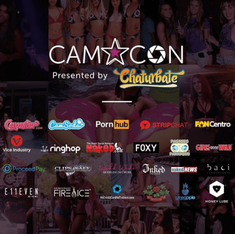 Zuerst CamCon: eine der sexiesten Partys in den USA. Die CamCon wird von der Cam-Site Chaturbate präsentiert und bringt einige der heißesten Online-Sexstars zusammen. Gehostet von der legendären Pornodarstellerin Stormy Daniels, ist dies die perfekte Gelegenheit, um mit Ihrem digitalen Traummädchen in Kontakt zu treten.