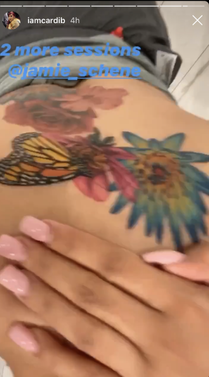 Cardi B's work in progress von Jamie Schene.