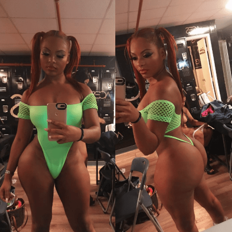 الصورة عبر thegizellemarie يُنسب الفضل للرقص جيزيل ماري في تنظيم #nycstripperstrike. تدعي ماري أن السقاة سوف يرتدون ملابس متطابقة تقريبًا مع ملابس التعري ، وبعد ذلك بينما ترقص الفتيات ، فإنهن سيقتطعن أموالهن من المسرح. وقد أدى هذا إلى انخفاض كبير في الأموال التي يجنيها هؤلاء الراقصون.