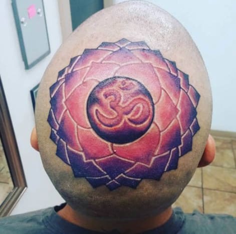 Kopfchakra Tattoo