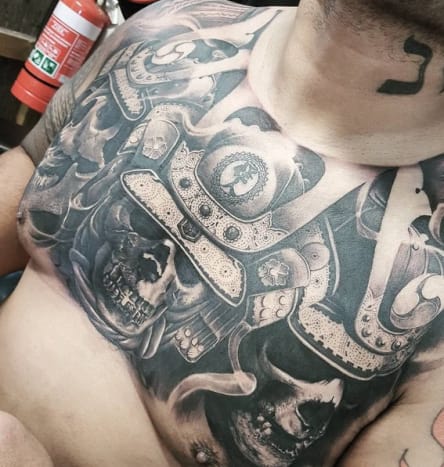 Mark Hunt má tetování na hrudi. Foto: Chris Mata 'apa; afa/Instagram