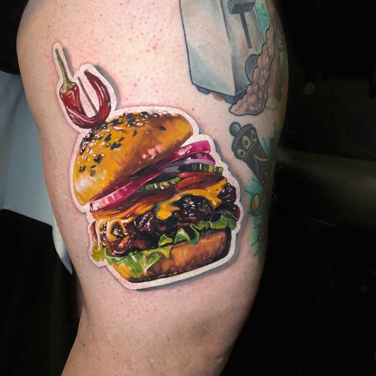 Ein scharfer Burger von Sergey Shanko
