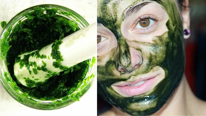 masque facial blanchissant