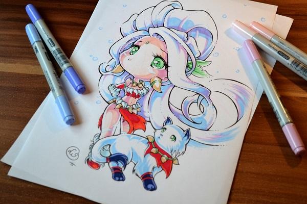 Schneehase Nidalee von Lighane