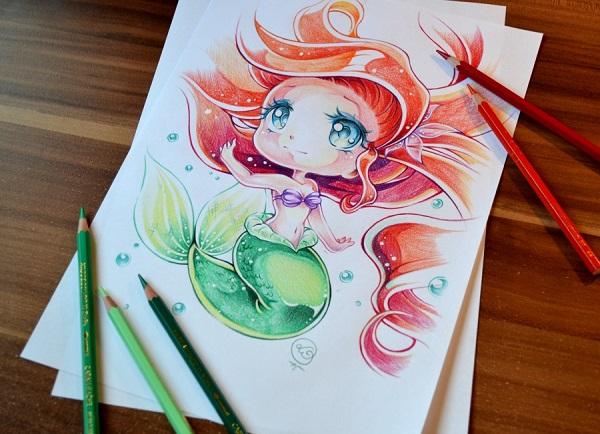 Disney Chibi Ariel od Lighane