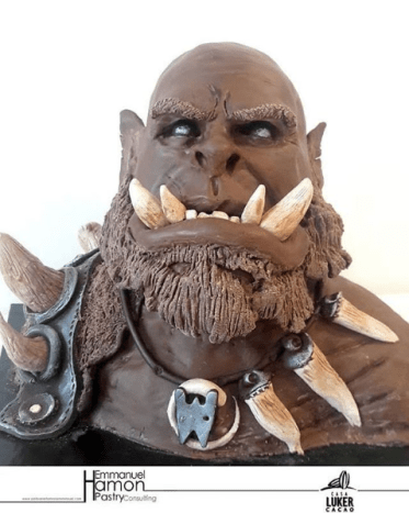 Warcraft Orgrim jako 11 liber čokolády! Pro Boha!! Vyrobil @emmanuel.hamon