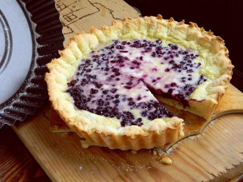 pastel de arandanos