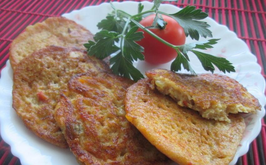 tortitas de caviar de calabaza