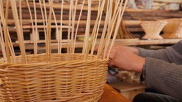 proceso de fabricación de cestas