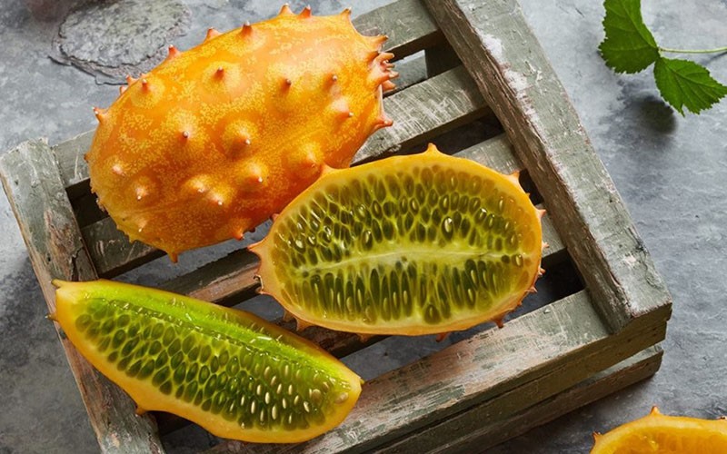 Coupe de fruits Kiwano
