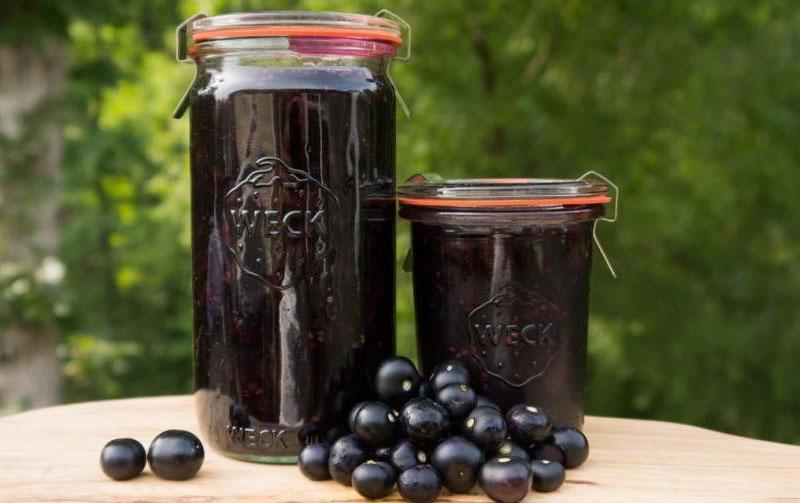 confiture de myrtilles