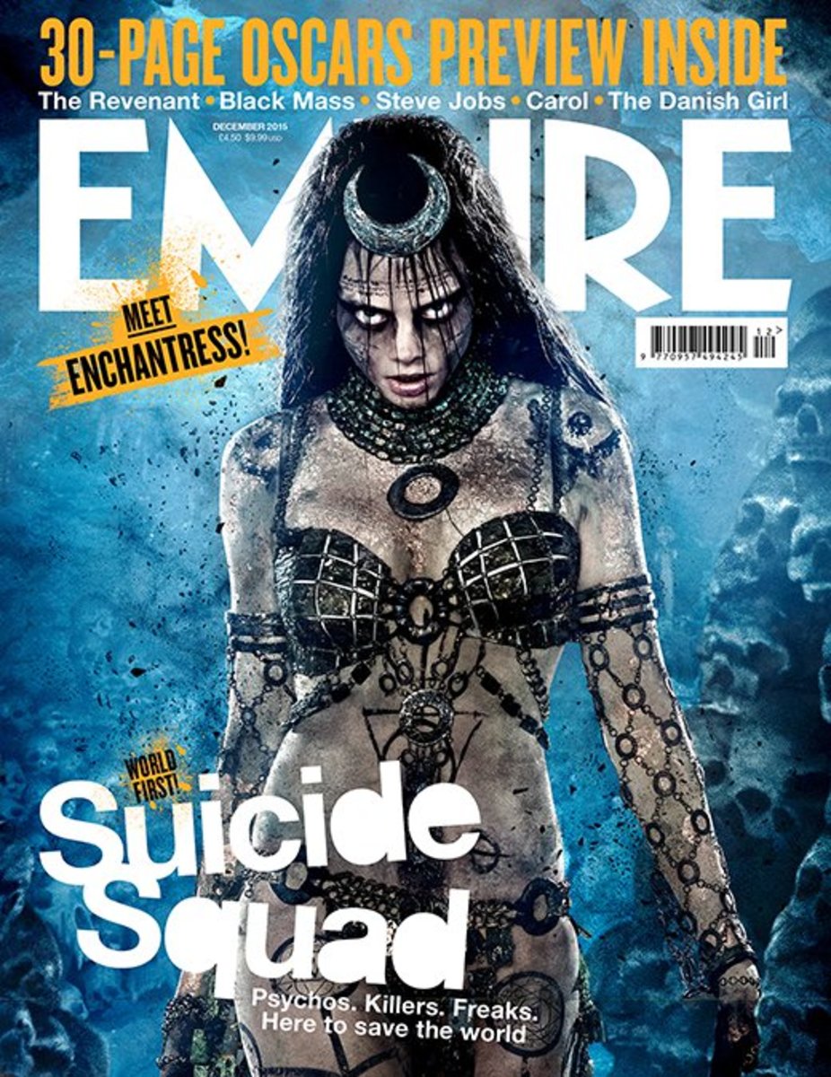 Ein kürzlich erschienenes Cover von Empire gab den Fans einen ersten Blick auf einige Charaktere, darunter eine tätowierte Version von Enchantress.