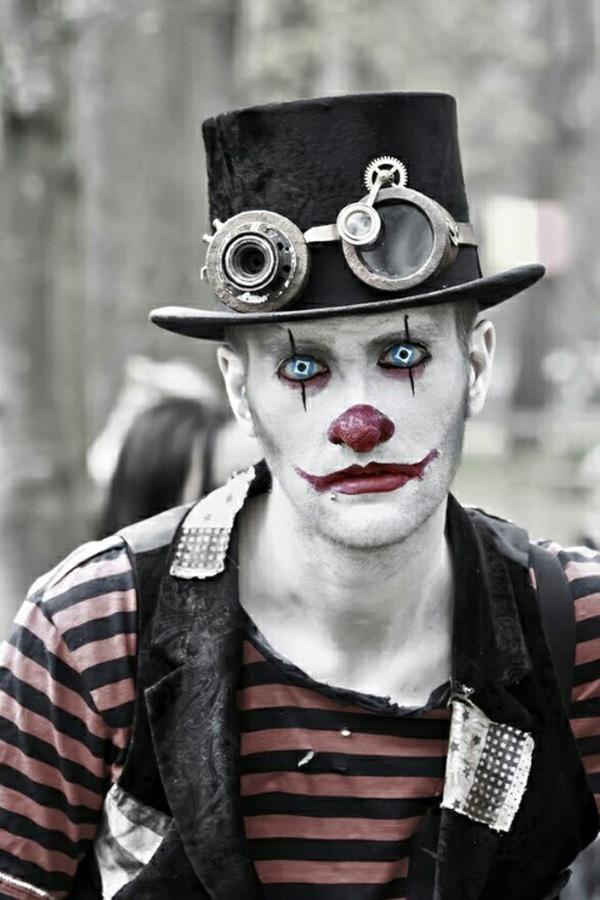 مكياج Steampunk Zombie Mime & amp؛ زي