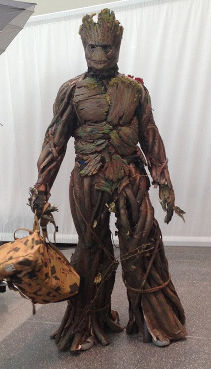 Cosplay of Groot na New York Comic Con 2014.