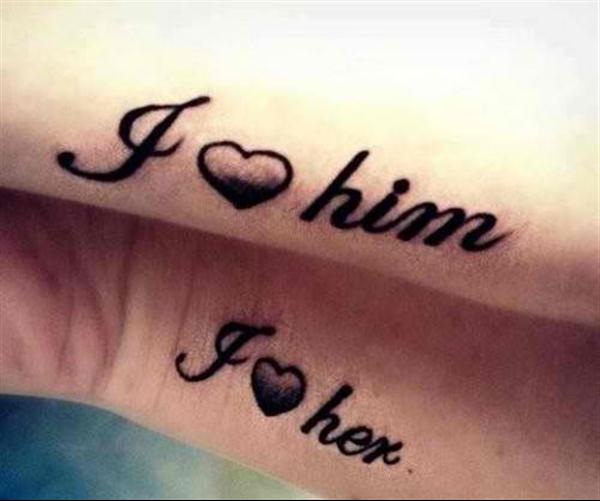 Paare Tattoos – Top 25