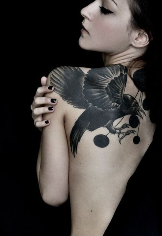 Crow Tattoo Ideas - NEJLEPŠÍCH 100 tetování vrány na planetě Zemi